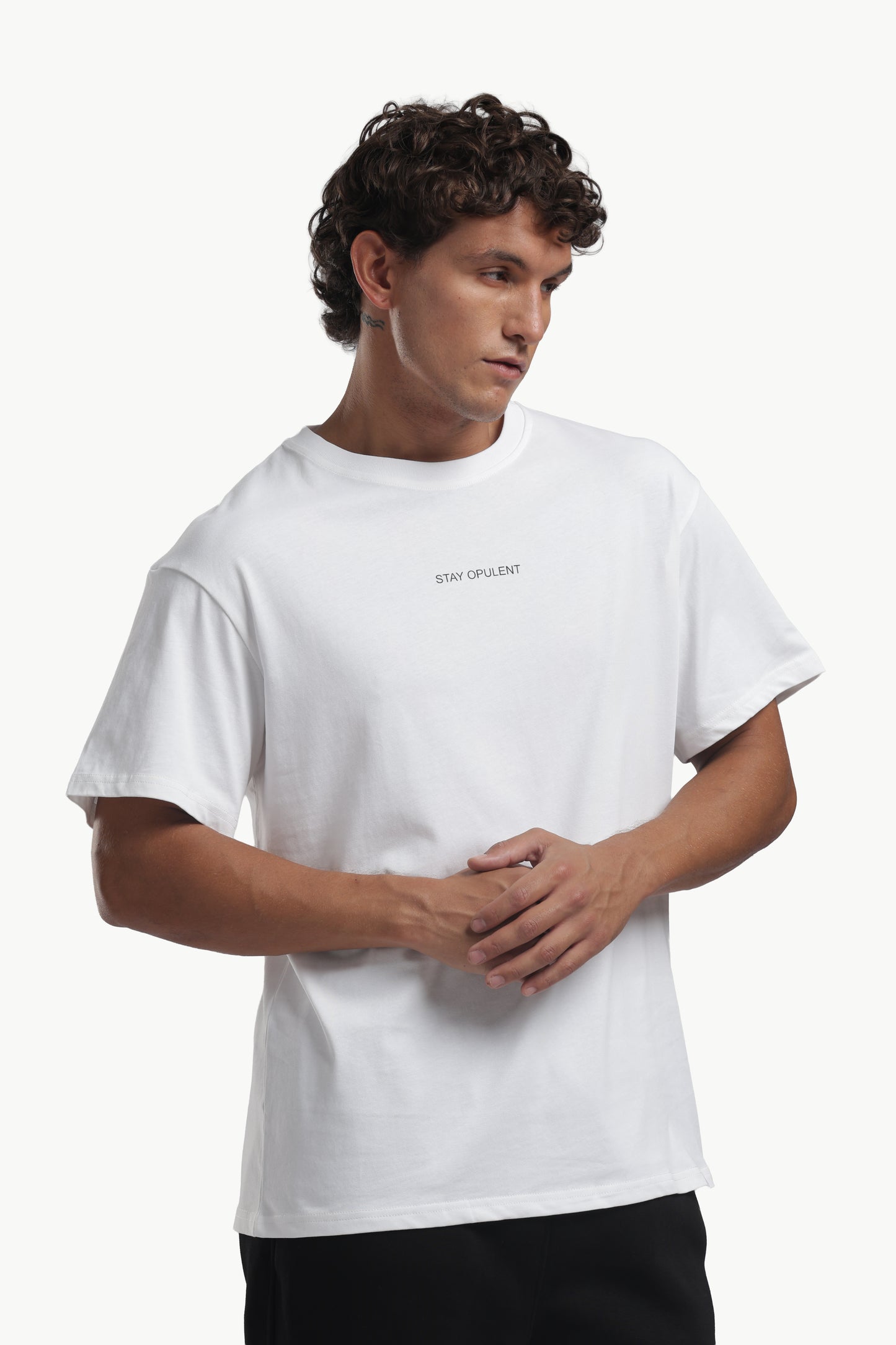 NYVE FLOW _ STAY OPULENT Oversized Tee – 100% Premium Cotton